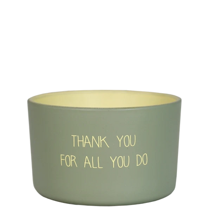 My Flame: Buitenkaars: Thank you for all you do