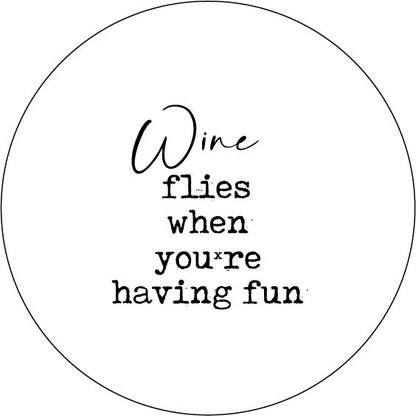 Mail-box: Bierviltjes - Wine flies when you're having fun