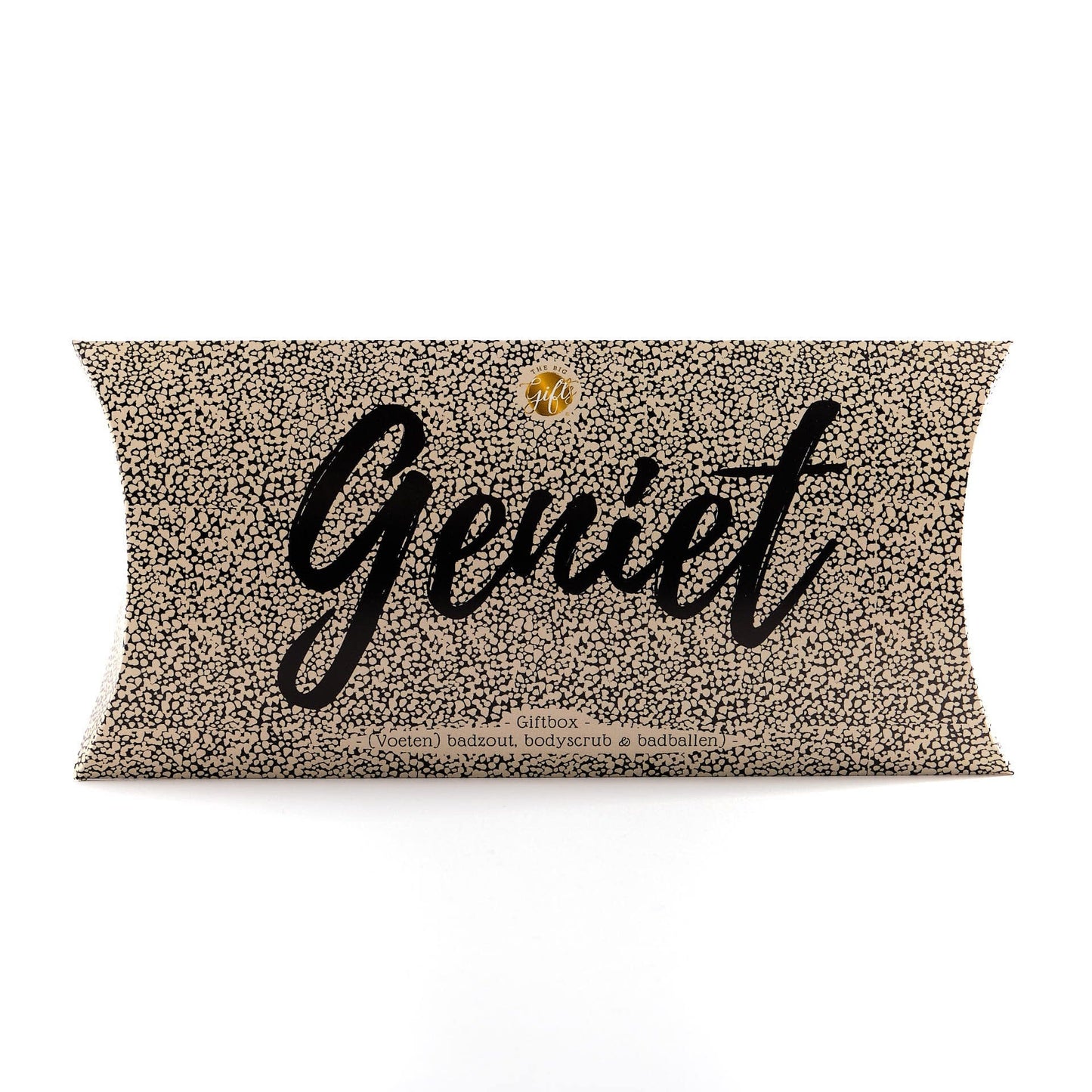 The big gifts: Giftbox geniet - zwart/beige versie