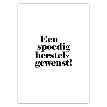 Liefz: Kaart | Een spoedig herstel gewenst