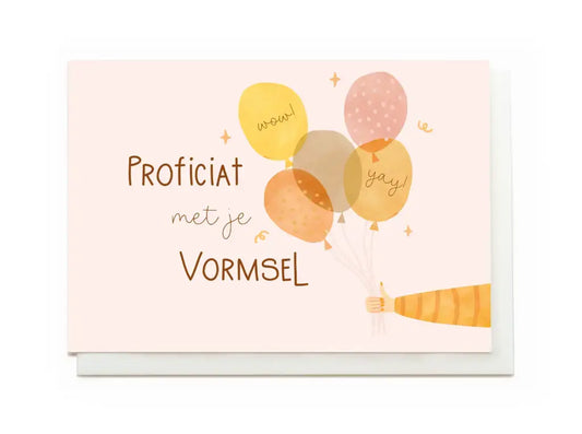 Enfant terrible: wenskaart - Proficiat met je vormsel
