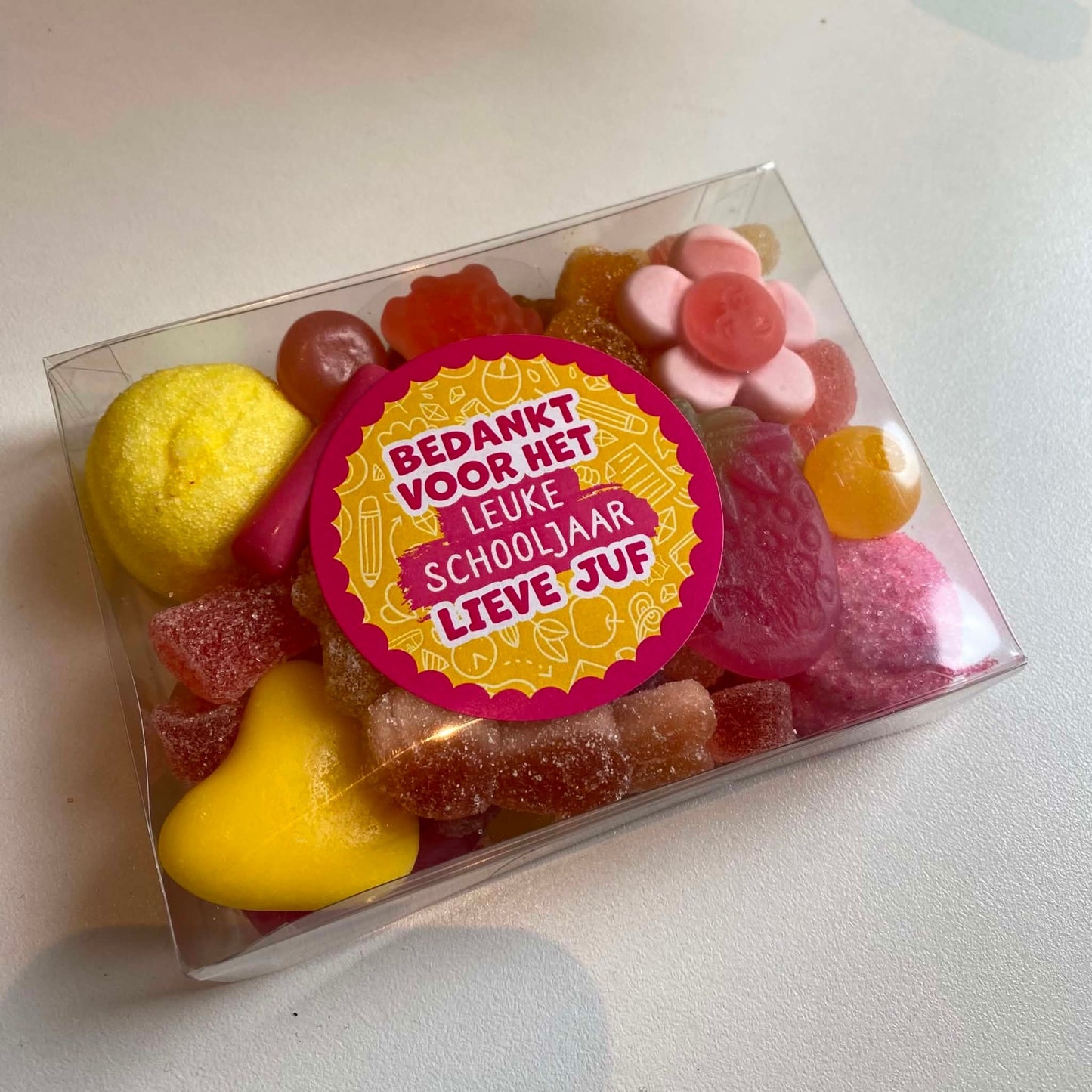 Zoete groetjes: snoepjes - Juf