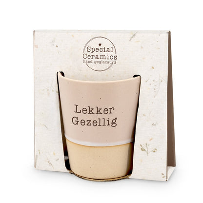 Miko: Mok keramiek - lekker gezellig