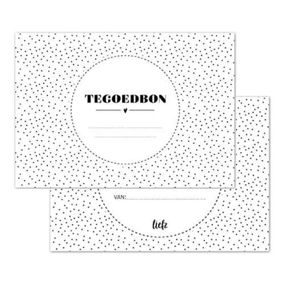Liefz: Tegoedbon | Blanco zonder envelop