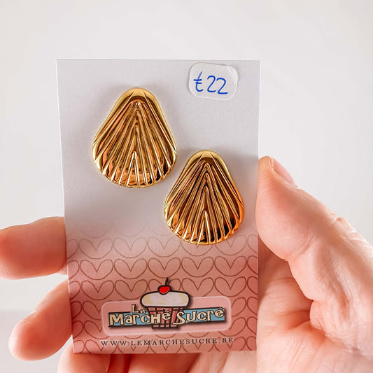 Le marché sucré: oorbellen - goud
