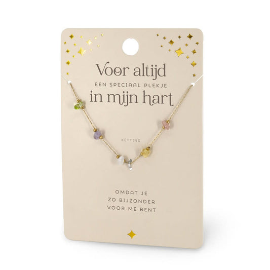 Miko: Edelsteen ketting - Voor altijd in mijn hart