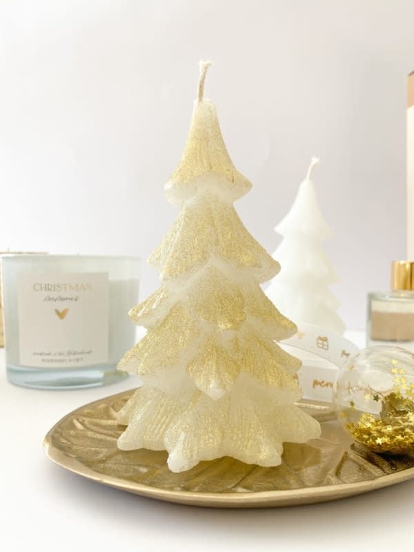 Stationery & gift Kerstboom Kaars | GOUD