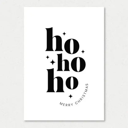 Liefz: kaart a6 - Ho Ho Ho Merry Christmas