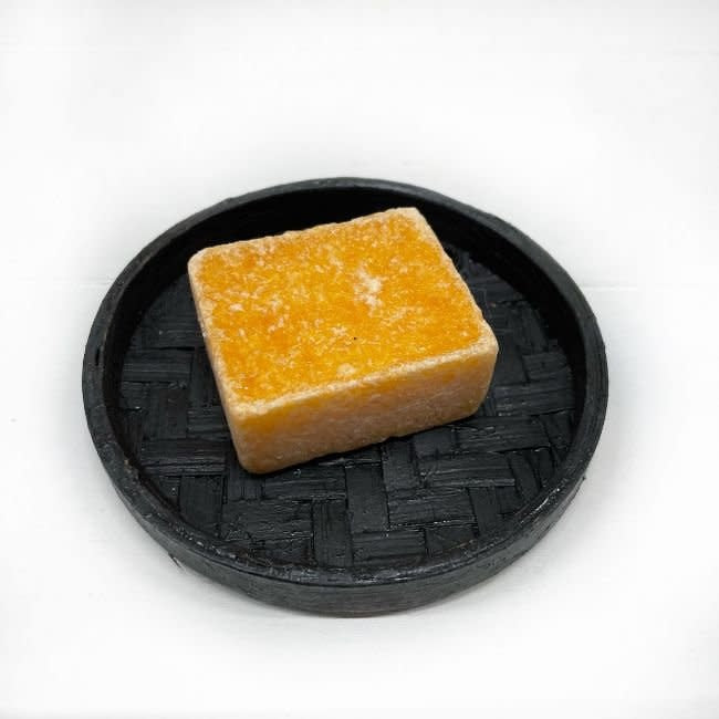 ByBazz: Bamboe schaaltje plat - zwart