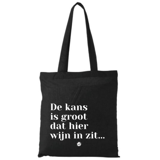 The big gifts: Katoenen tas - De kans is groot dat hier wijn in zit