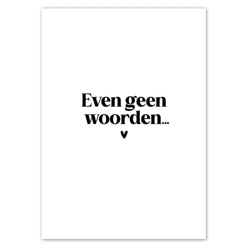 Liefz: kaart a6 - even geen woorden