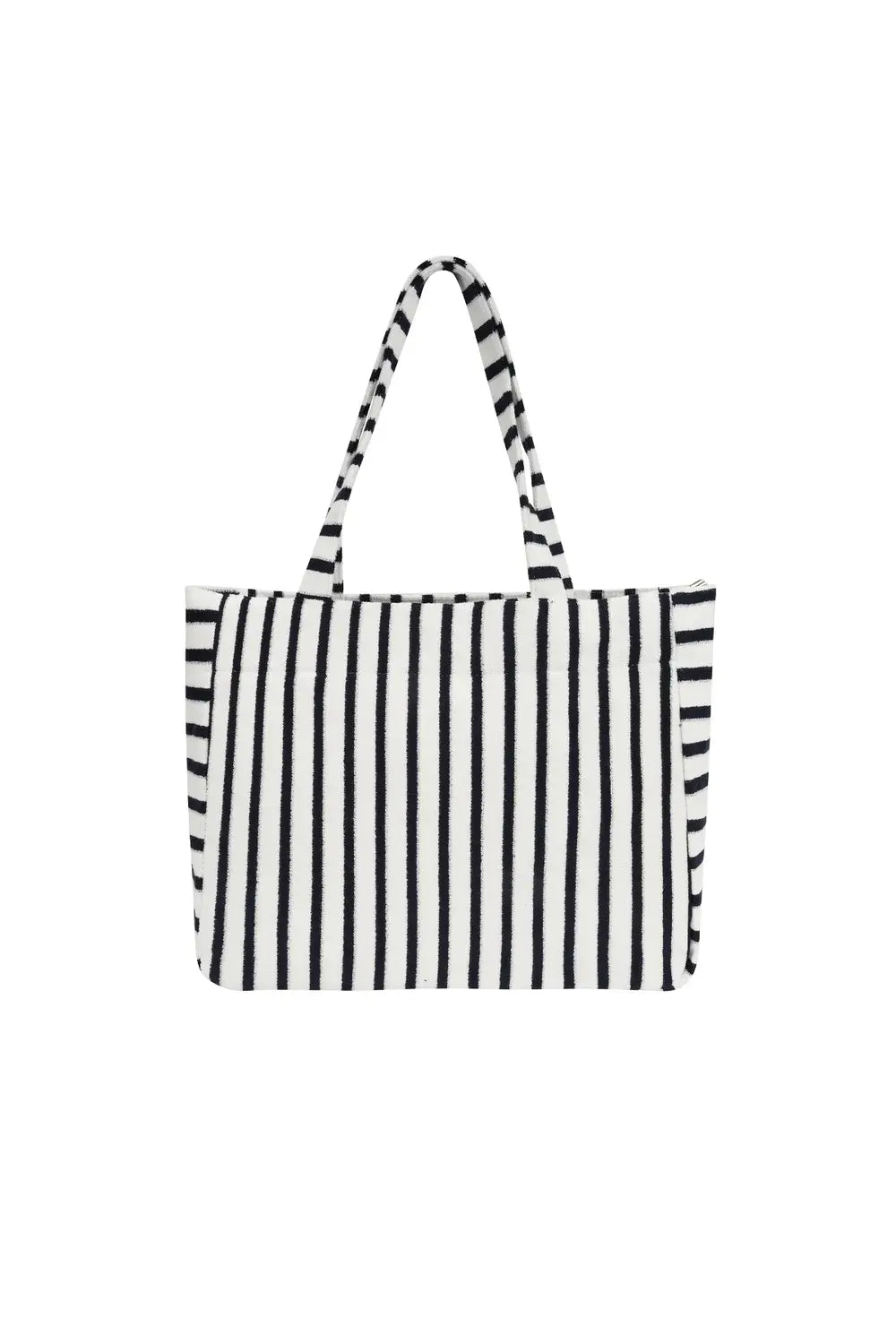 Yehwang: totebag 01 - badstof - donkerblauw/wit