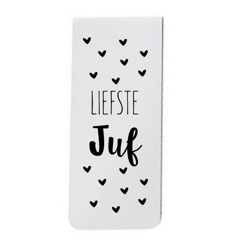 Sproetiz: Boekenlegger magnetisch - Liefste Juf