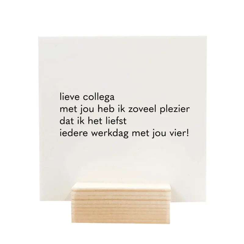 Winkeltje van Anne Quote blockie | Collega
