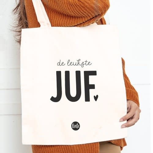 Liefz: Katoenen tas | De leukste juf