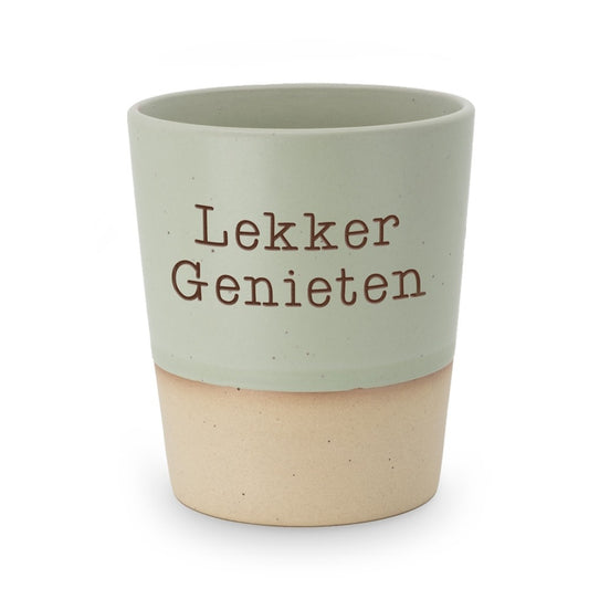 Miko: Mok keramiek - Lekker genieten
