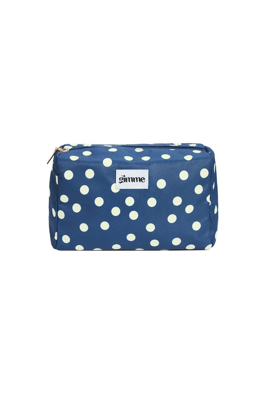 Yehwang: toilettas - stippen blauw en wit