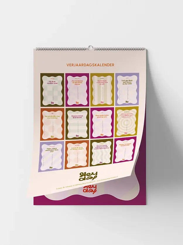 Heyday: verjaardagskalender