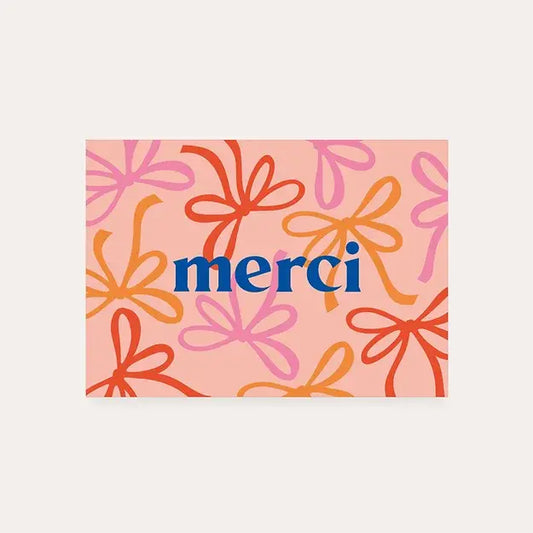 Dequ: kaart a6 - merci