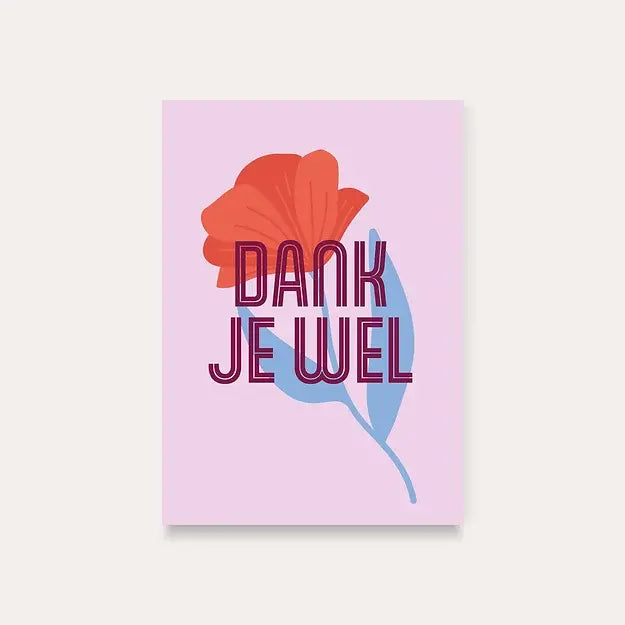 Heyday: kaart a6 - dank je wel
