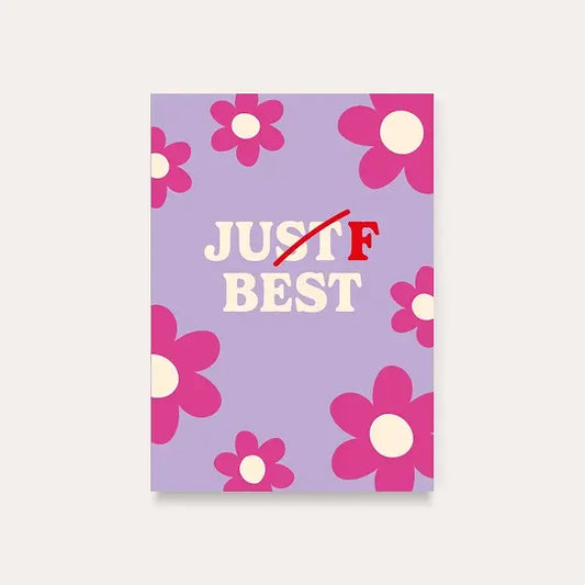 Dequ: kaart a6 - Juf best