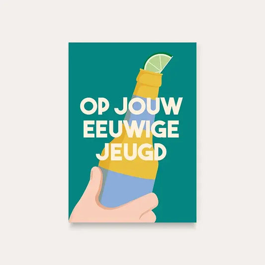 Dequ: kaart a6 - op jouw eeuwige jeugd