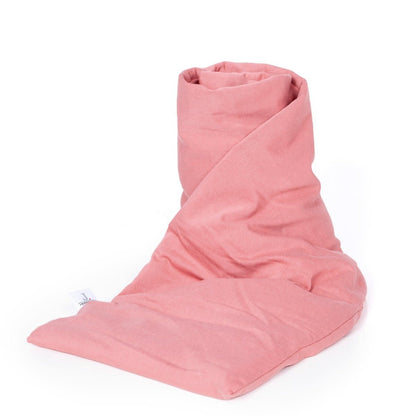 Janneke's Warmtesjaal Jersey oudroze| Biologisch lijnzaad