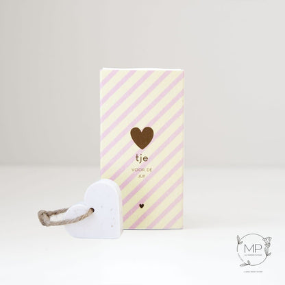 My paperstation:  Little giftbox "Hartje voor de juf"