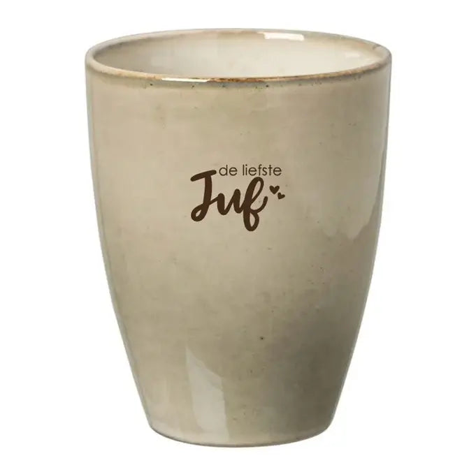 Labelgeluk:  mok | de liefste Juf