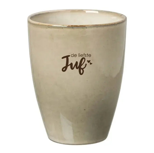 Labelgeluk:  mok | de liefste Juf