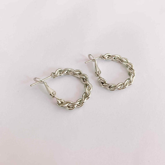 Oorbellen - zilver 013