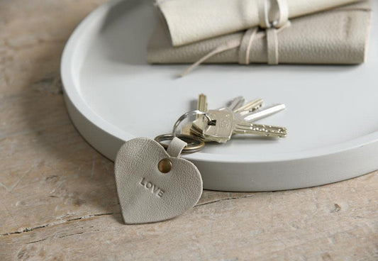 Leeff: Sleutelhanger Kristel taupe - love