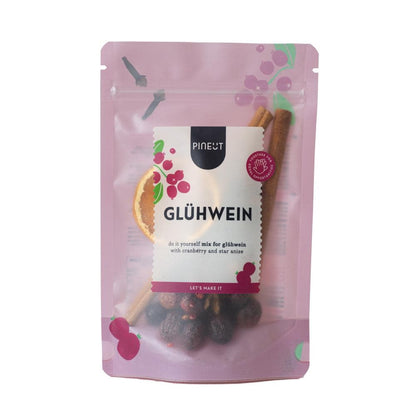 Pineut: Winterdrank pouchbag Glühwein red BIO