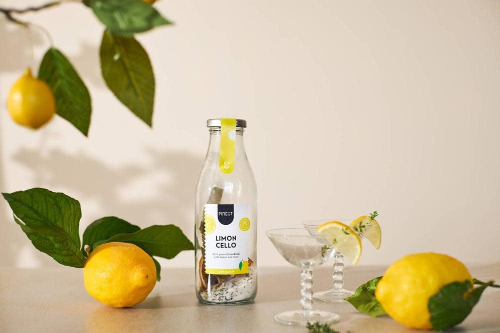 Pineut: Cocktail Fles Dutch Limoncello DIY