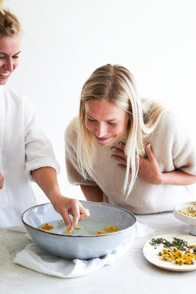 Pineut: facial steam - kamille en pepermunt