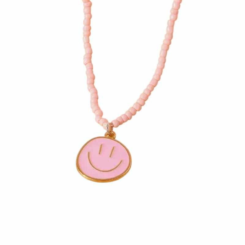 ketting - pareltjes - smiley