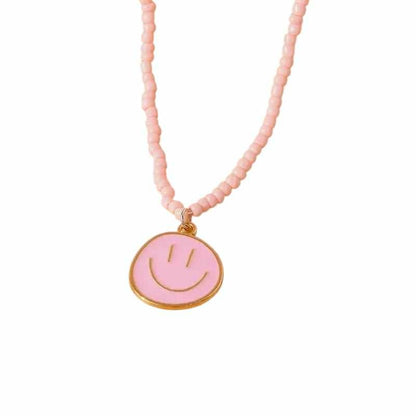 ketting - pareltjes - smiley