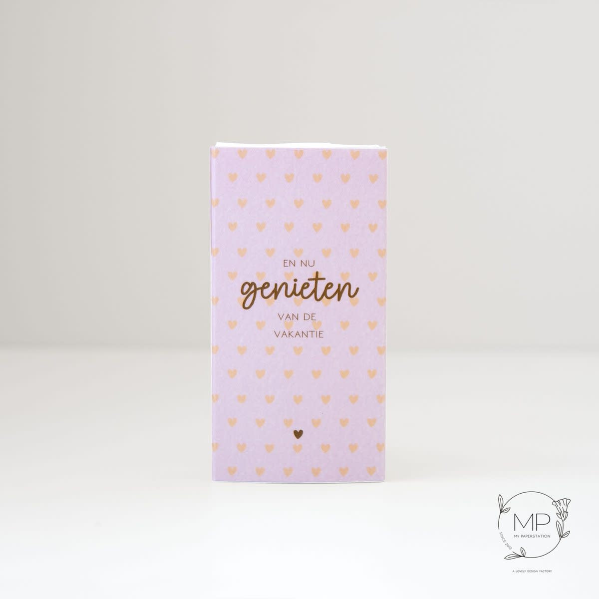My paperstation:  Little giftbox "Genieten van de vakantie"