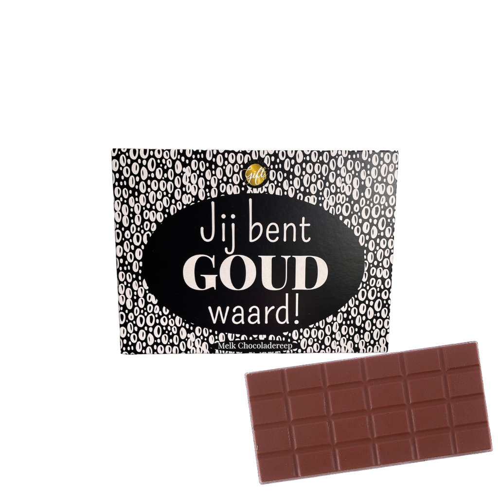 The big gifts: Chocoladereep - Goud waard
