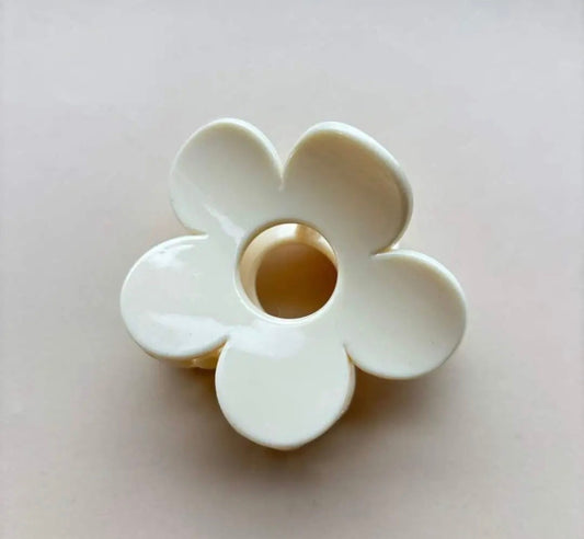 Wauw: Haarclip bloem - milk tea