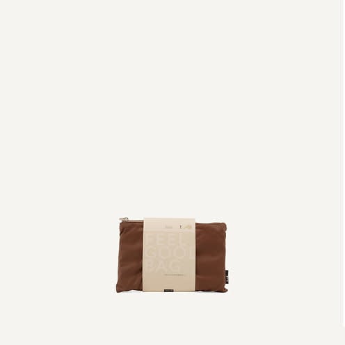 tinne + mia cross Feel good bag - Brownie | time is now