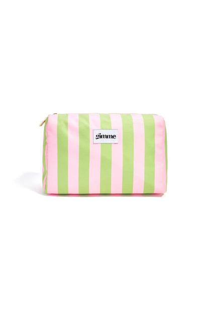 Yehwang: toilettas - strepen roze en groen