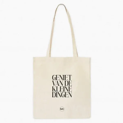 Liefz: Katoenen tas | Geniet van de kleine dingen