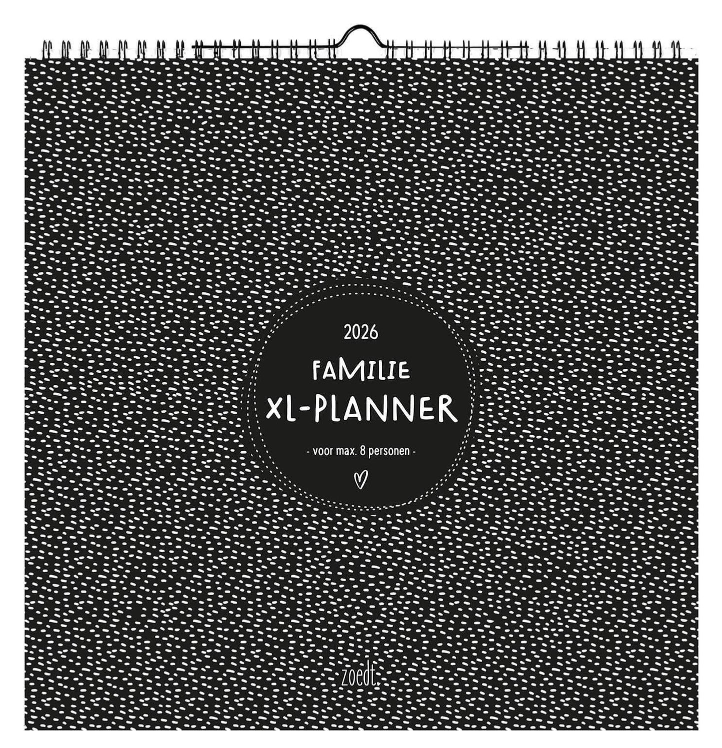 Zoedt: XL Familieplanner 2026 - extra grote planner voor gezinnen - 6 tot 8 personen