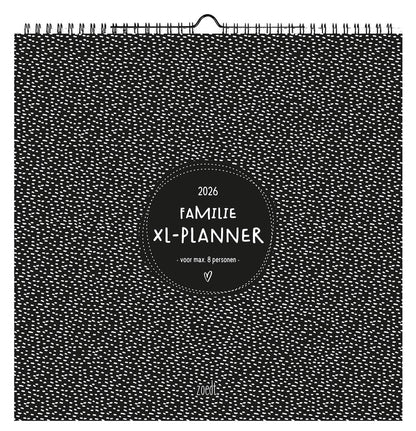 Zoedt: XL Familieplanner 2026 - extra grote planner voor gezinnen - 6 tot 8 personen