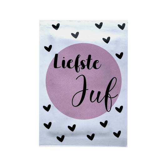 Sproetiz: Zakje bloemzaadjes - vergeet me nietjes - Liefste Juf