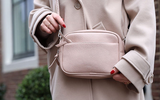 I'm dutch: Handtas - Vintage pink schoudertas Fira