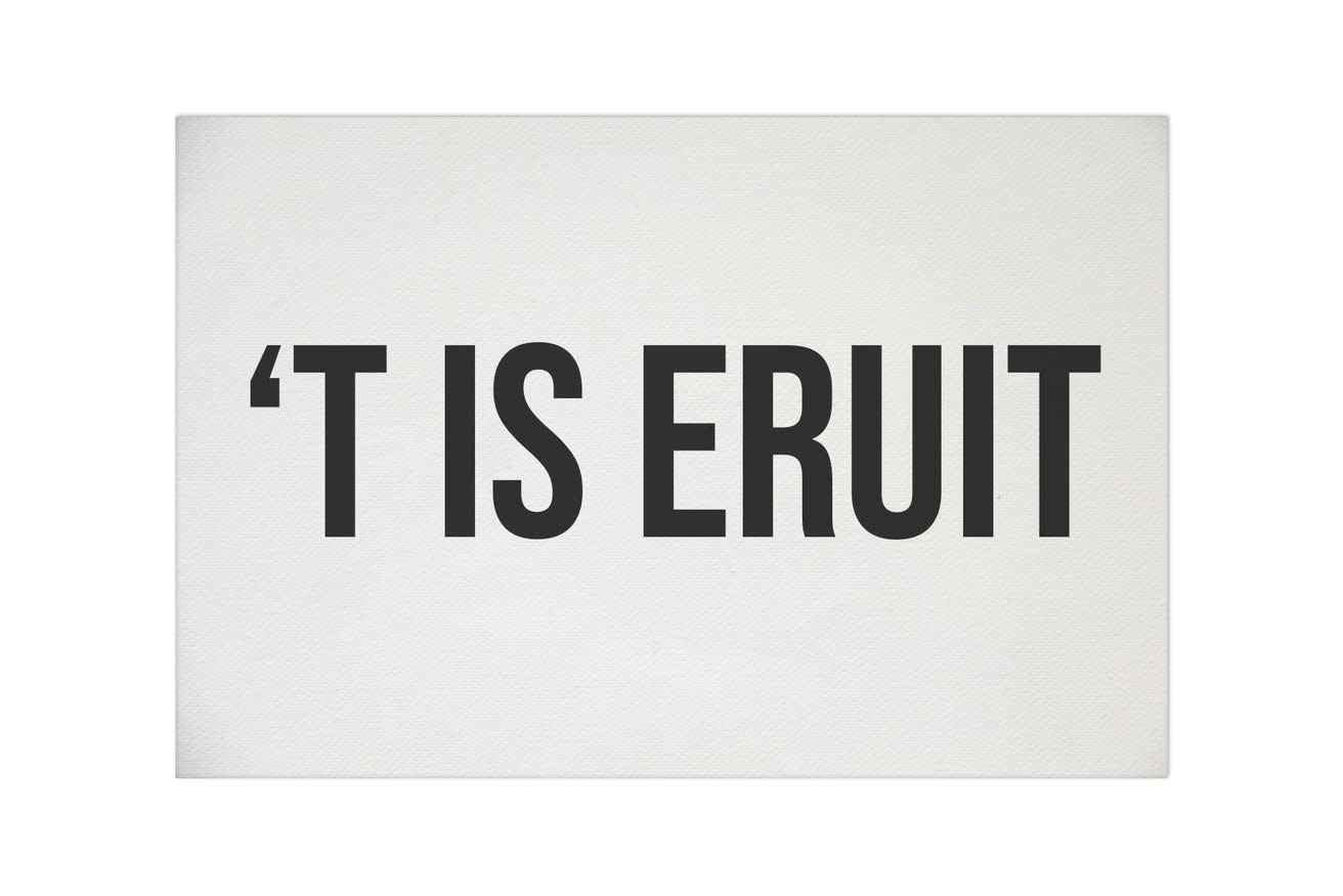 Karen François: Geboortekaartje - 'T IS ERUIT