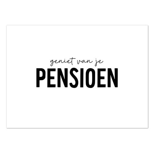 Liefz: kaart a6 - Geniet van je pensioen