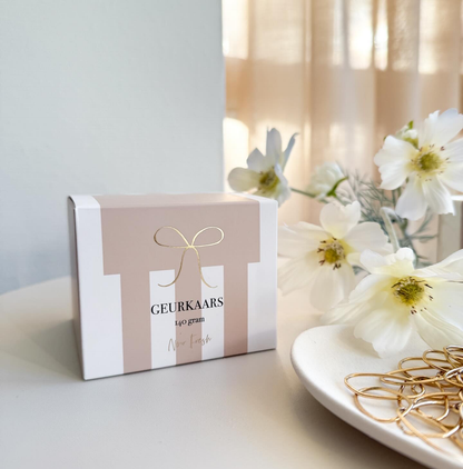 Stationery & gift: Geurkaars | Keramiek Beige